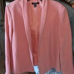 Light pink Luben suit jacket wool and cashmere